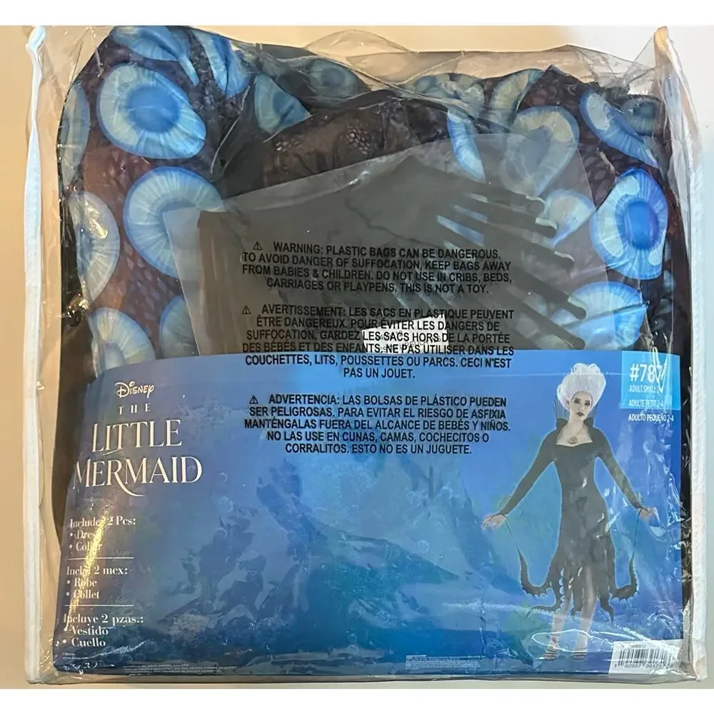 Disney The Little Mermaid Ursula Costume Black & Purple